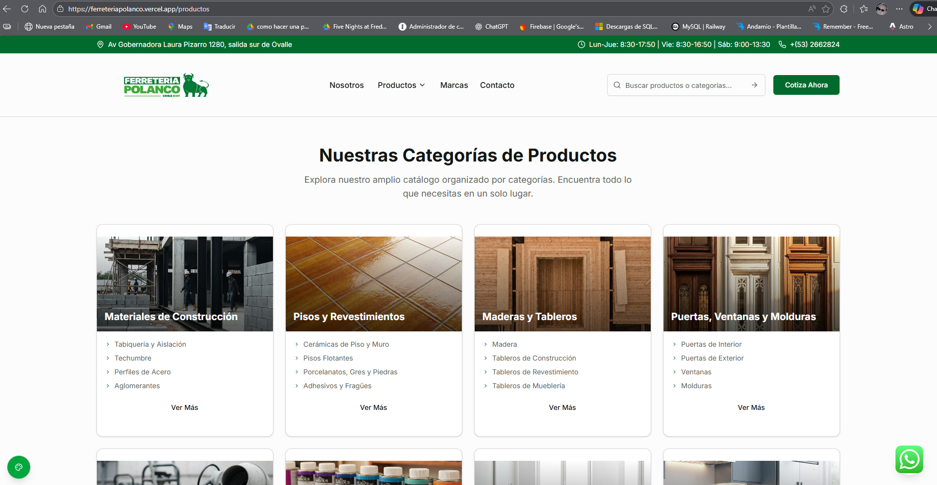 Vista 3 del proyecto Ferretería Polanco