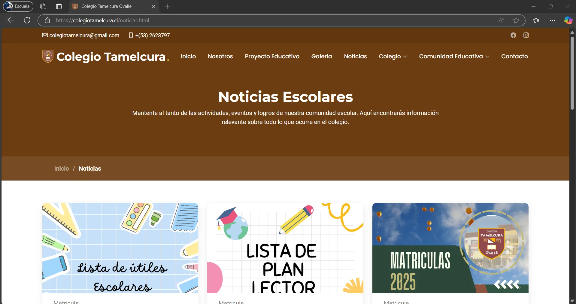 Vista 2 del proyecto Colegio Tamelcura