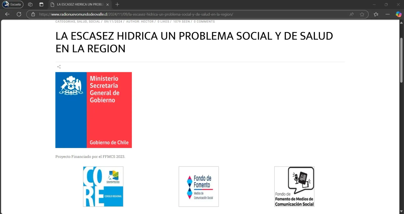 Vista 2 del proyecto Radio Nuevo Mundo