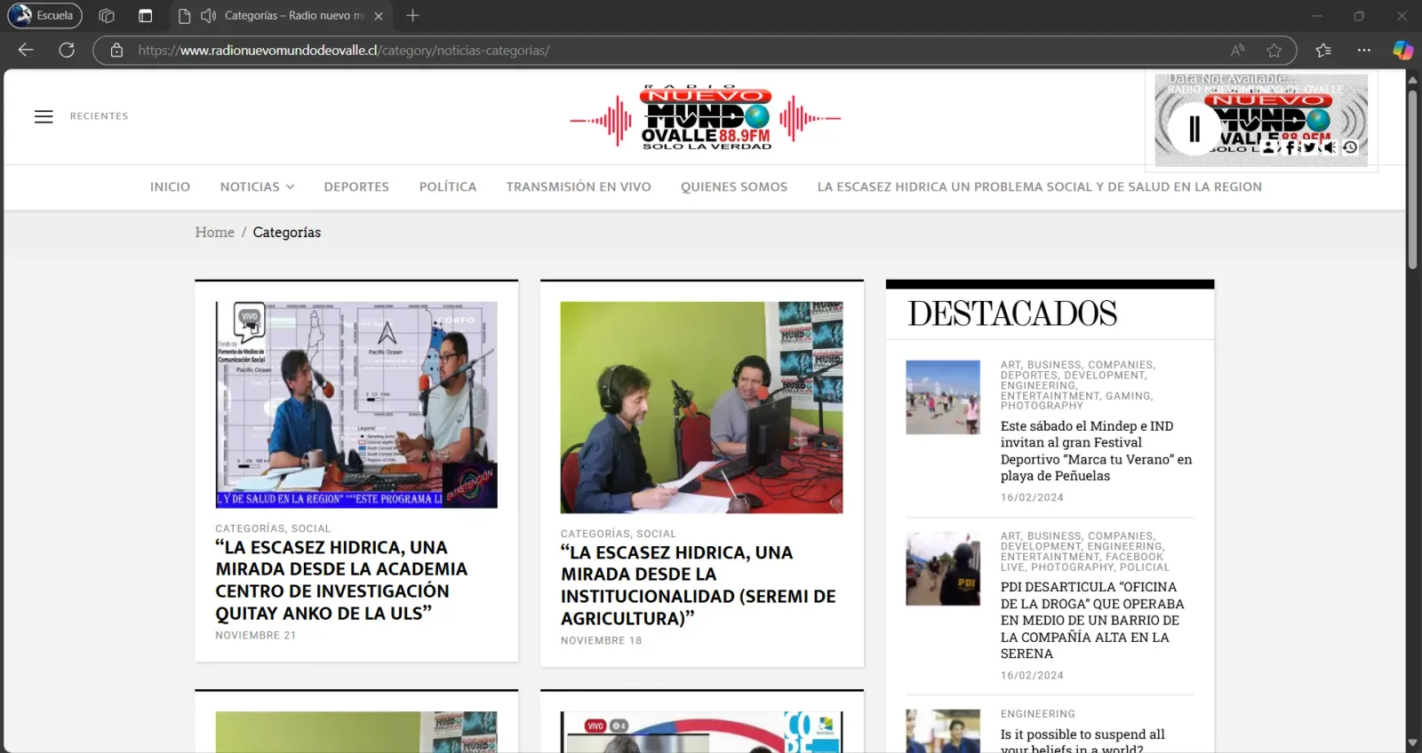 Vista 3 del proyecto Radio Nuevo Mundo