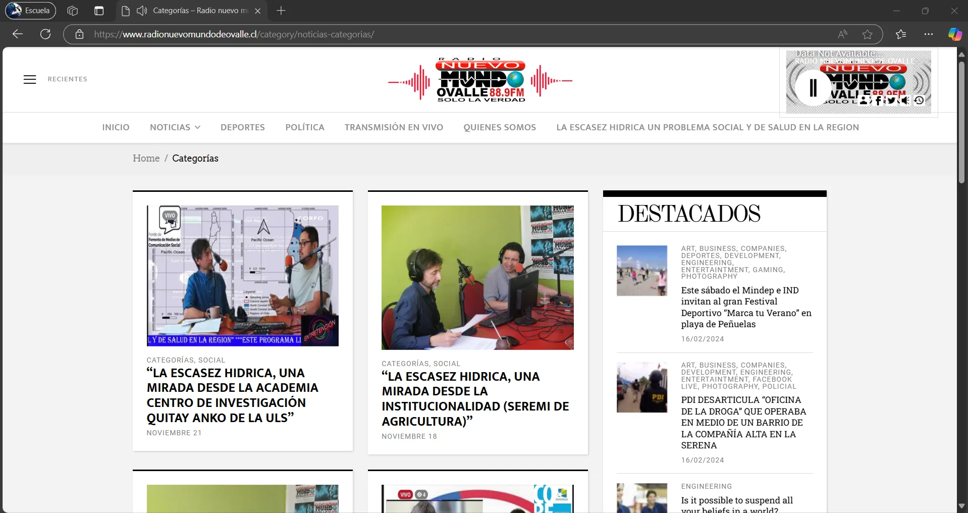 Vista 3 del proyecto Radio Nuevo Mundo