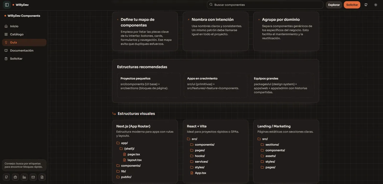 Vista 4 del proyecto WillyDev Components