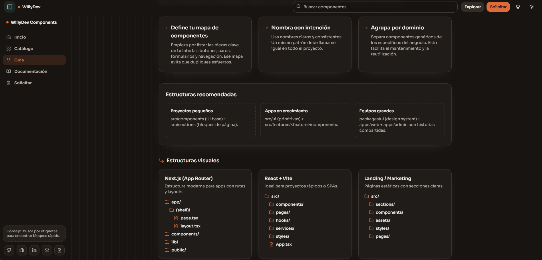 Vista 4 del proyecto WillyDev Components